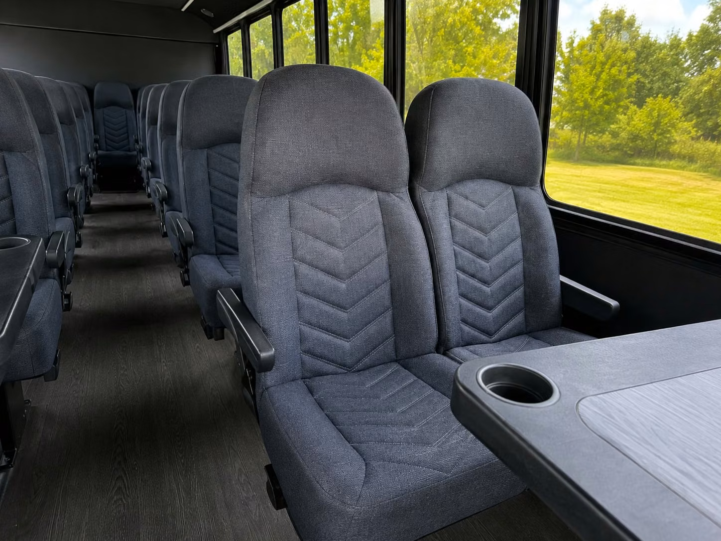 20 passenger minibus inside