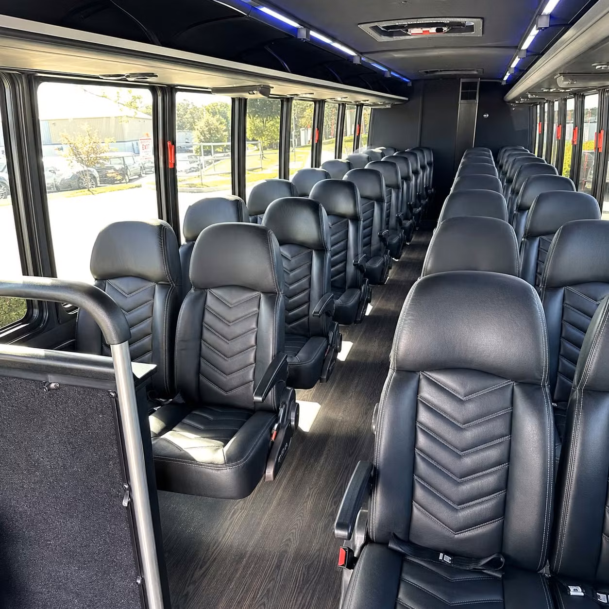 28 passenger minibus inside