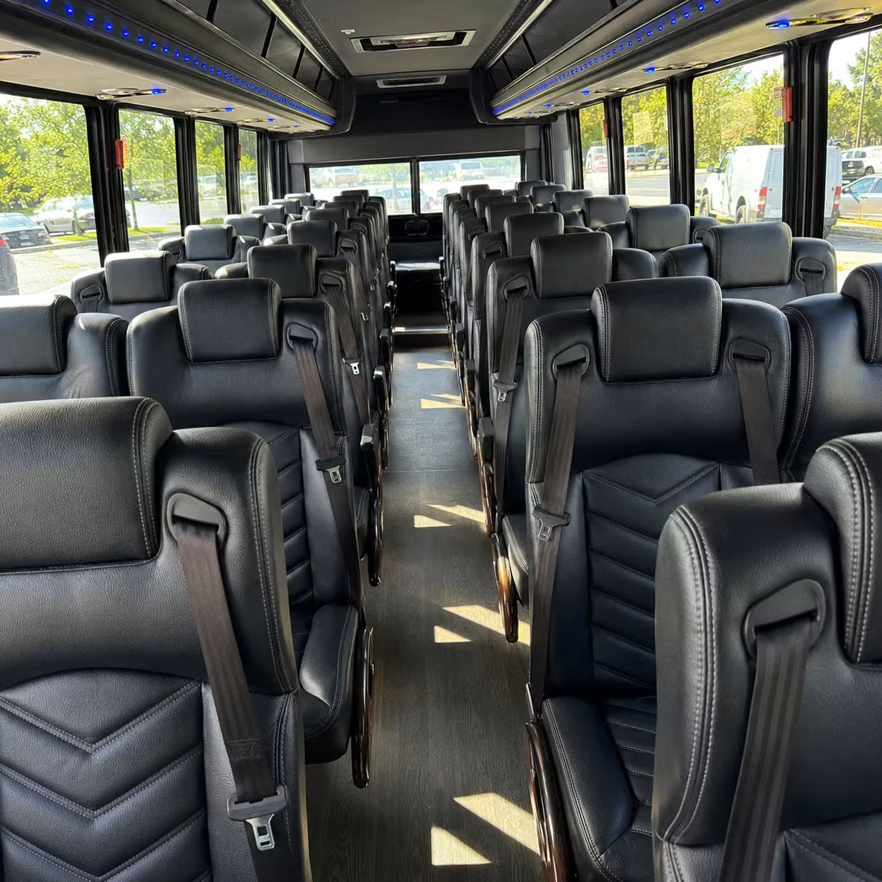 30 passenger minibus inside