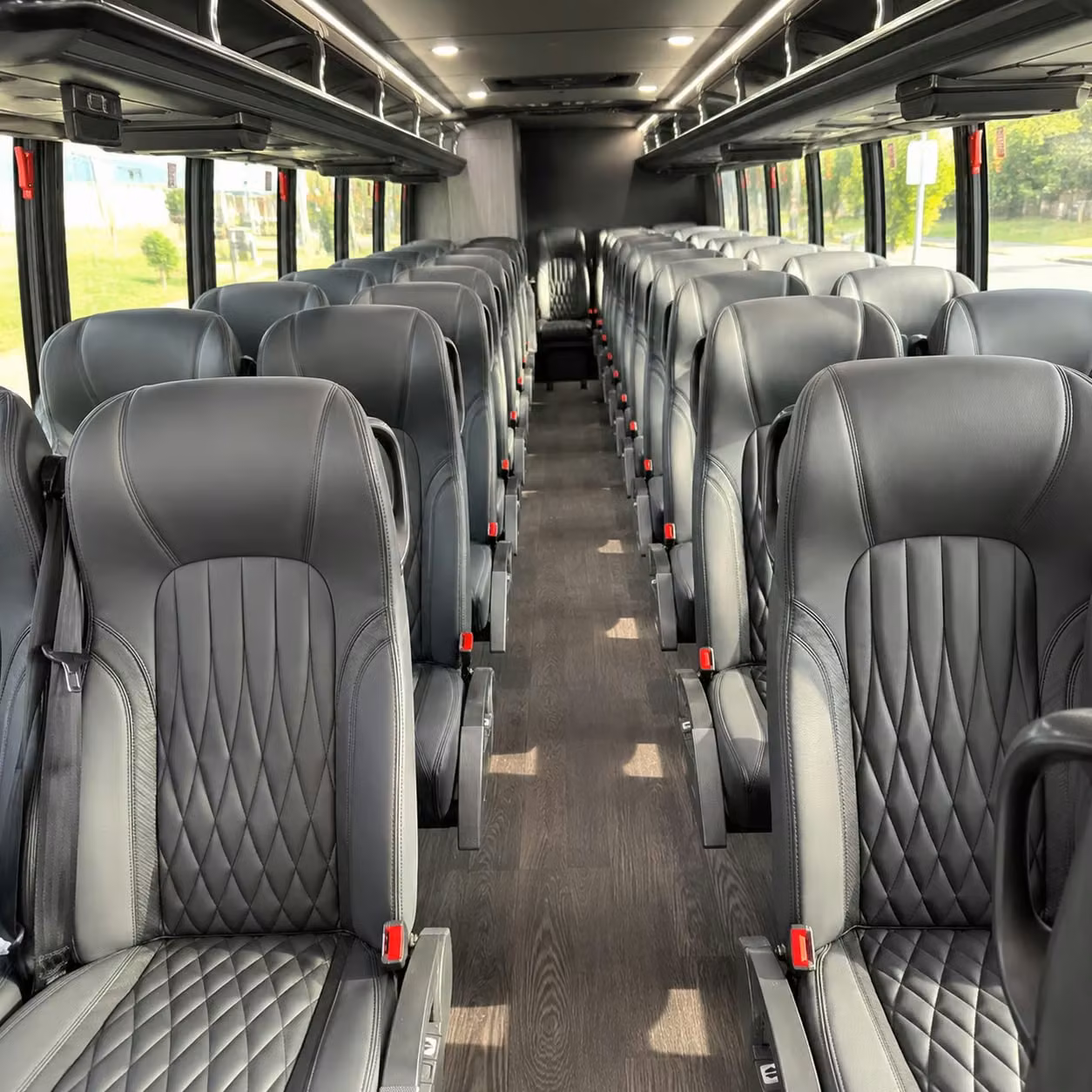 35 passenger minibus interior